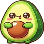 Cute avocado