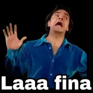 Laaa fina - getsticker.com