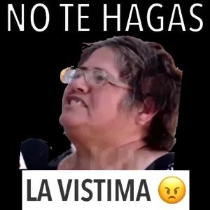 NO TE HAGAS LA VISTIMA - getsticker.com