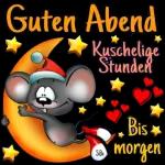 Muss meine Nasenochmal hierreinsteckenum Eucheinen schönenAbend & einegute Nachtzu wünschen!