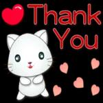 可愛白貓實用問候語貼圖