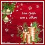 Einen wunderschönen 3. Advent wünsche ich dir!