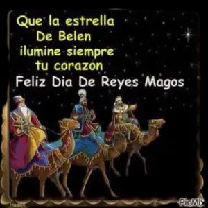 Que la estrella De Belen ilumine siempre tu corazon Feliz Dia De Reyes Magos - getsticker.com