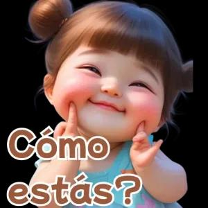 Cómo estás? - getsticker.com