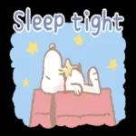 Fluffy Snoopy's Caring Stickers