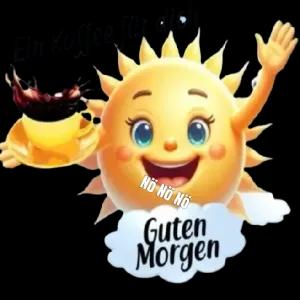 Ein Kaffee für dich NÖ NÖ NÖ Guten Morgen - getsticker.com