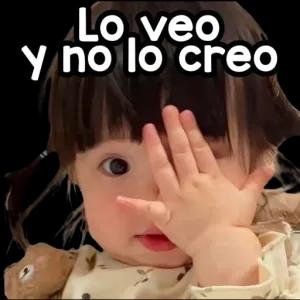 Lo veo y no lo creo - getsticker.com