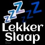Lekker slaap 