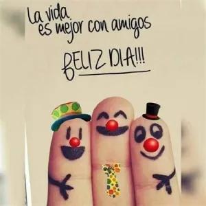 la vida es mejor con amigos BELIZ DIA!! K  - getsticker.com