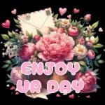 Beautiful flowers stickers