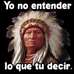 Yo no entender lo que tu decir - getsticker.com