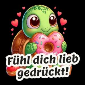 Fühl dich lieb gedrückt! - getsticker.com