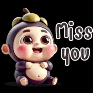 miss you - getsticker.com