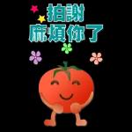 大貼圖 可愛蕃茄 實用語貼