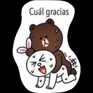 Cuál gracias k DI - getsticker.com