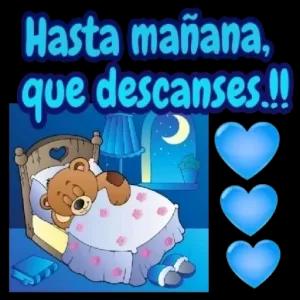 Hasta mañana, que descanses.!! - getsticker.com