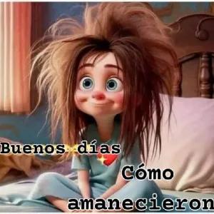 Buenos días Cómo amanecieron - getsticker.com
