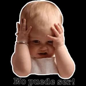 No puede ser! - getsticker.com