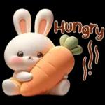 Cute bunny stickers