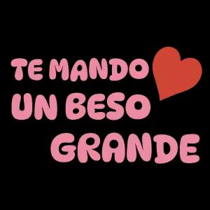 Te mando un beso grande - getsticker.com