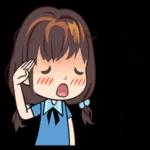 藍衣領結女孩 no.1