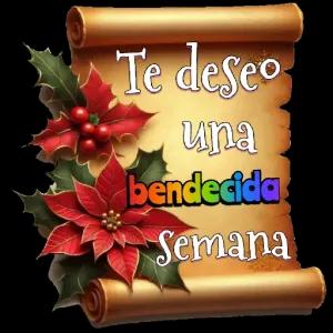 Te deseo una bendecida Semana - getsticker.com