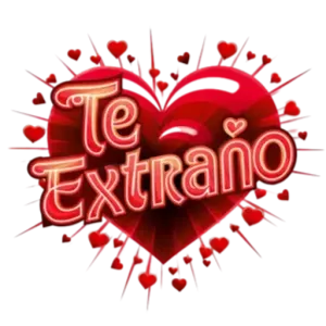 Te EXTRAÑO - getsticker.com