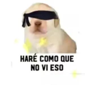 HARÉ COMO QUE NO VI ESO - getsticker.com