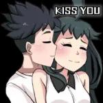 a kiss for good night😘😘😘