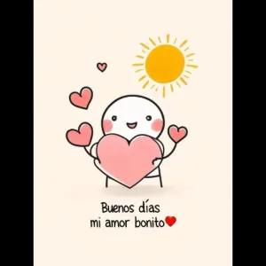 Buenos días mi amor bonito - getsticker.com