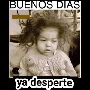 BUENOS DIAS ya desperte - getsticker.com