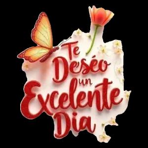 Te Deseo un Excelente Dia - getsticker.com