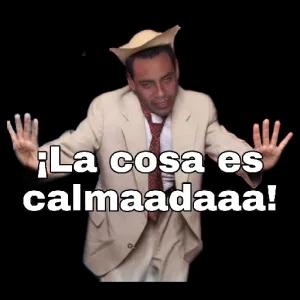 La cosa es calmaadaaa!  - getsticker.com