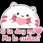 @lexa
Si te doy mi
Me lo cuidas?