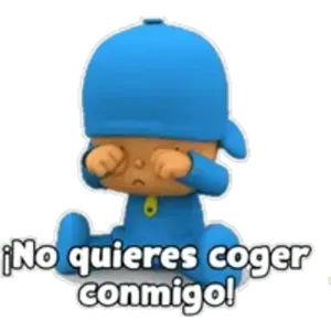 ¡No quieres coger conmigo! - getsticker.com