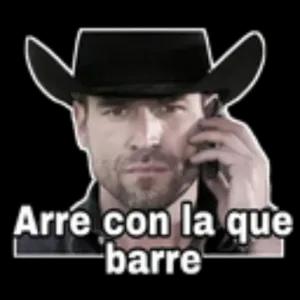 Arre con la que barre  - getsticker.com