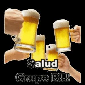 Salud Grupo B!!! - getsticker.com