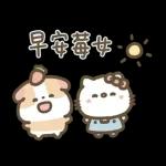 Hello Kitty 50週年 x 天竺鼠布丁 溫暖日常