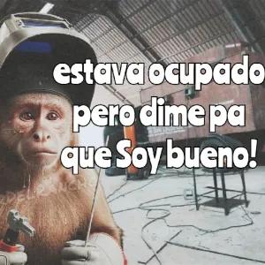 estava ocupado pero dime pa que Soy bueno! - getsticker.com