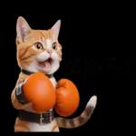 拳擊貓咪的日常喔喔叫