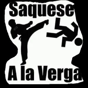Saquese A la Verga - getsticker.com