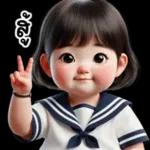 cute kindergarten girl v.3