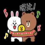 LINE FRIENDS 加油打氣冬季貼圖