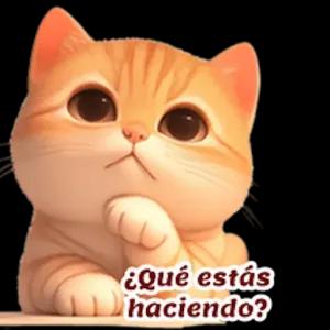¿Qué estás haciendo? - getsticker.com