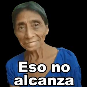 Eso no alcanza  - getsticker.com