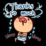 PANPAKA PANTS: Cute Marine Blue