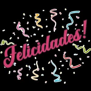 } Felicidades.  - getsticker.com