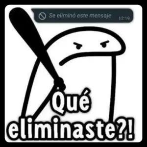 Qué eliminaste?! - getsticker.com