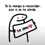 Te lo vengo a recordar, por si se te olvida.