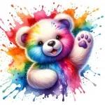 colorful bear